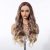 Hosszú hullámos invisible lace front paróka