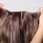 Hosszú hullámos invisible lace front paróka