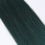 Szintetikus csatolható hajhosszabbítás fekete