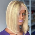 Valódi hajból készült női paróka szőke